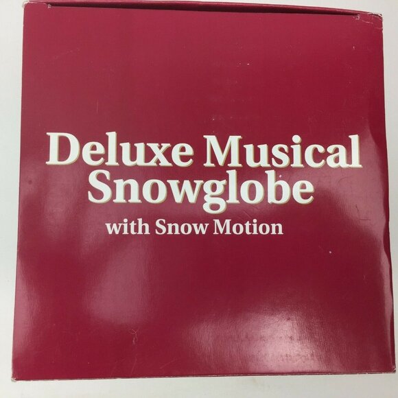 The Cherished Home Collection Deluxe Musical Snowglobe With Snow Motion Snowman - Picture 4 of 11